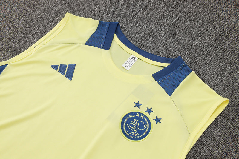 Ensemble débardeur Ajax Jaune Fluo