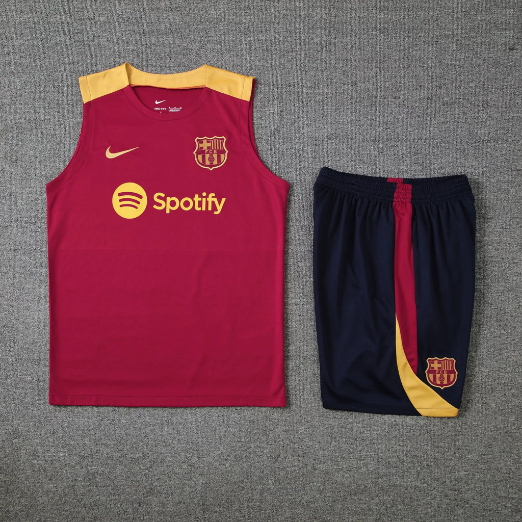 Ensemble FC Barcelone Rouge + Ensemble débardeur
