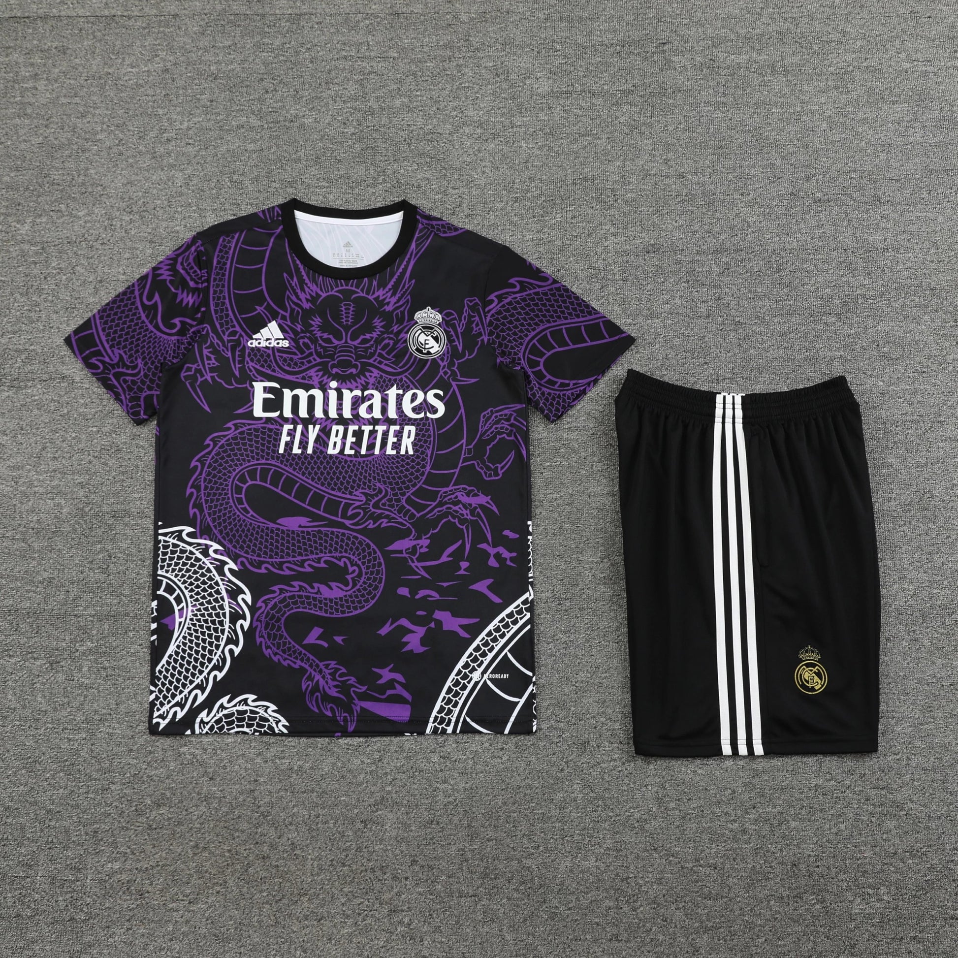 Ensemble de Real Madrid violet + Ensemble débardeur