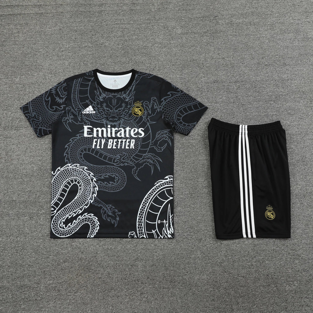 Ensemble de Real Madrid noir + Ensemble débardeur